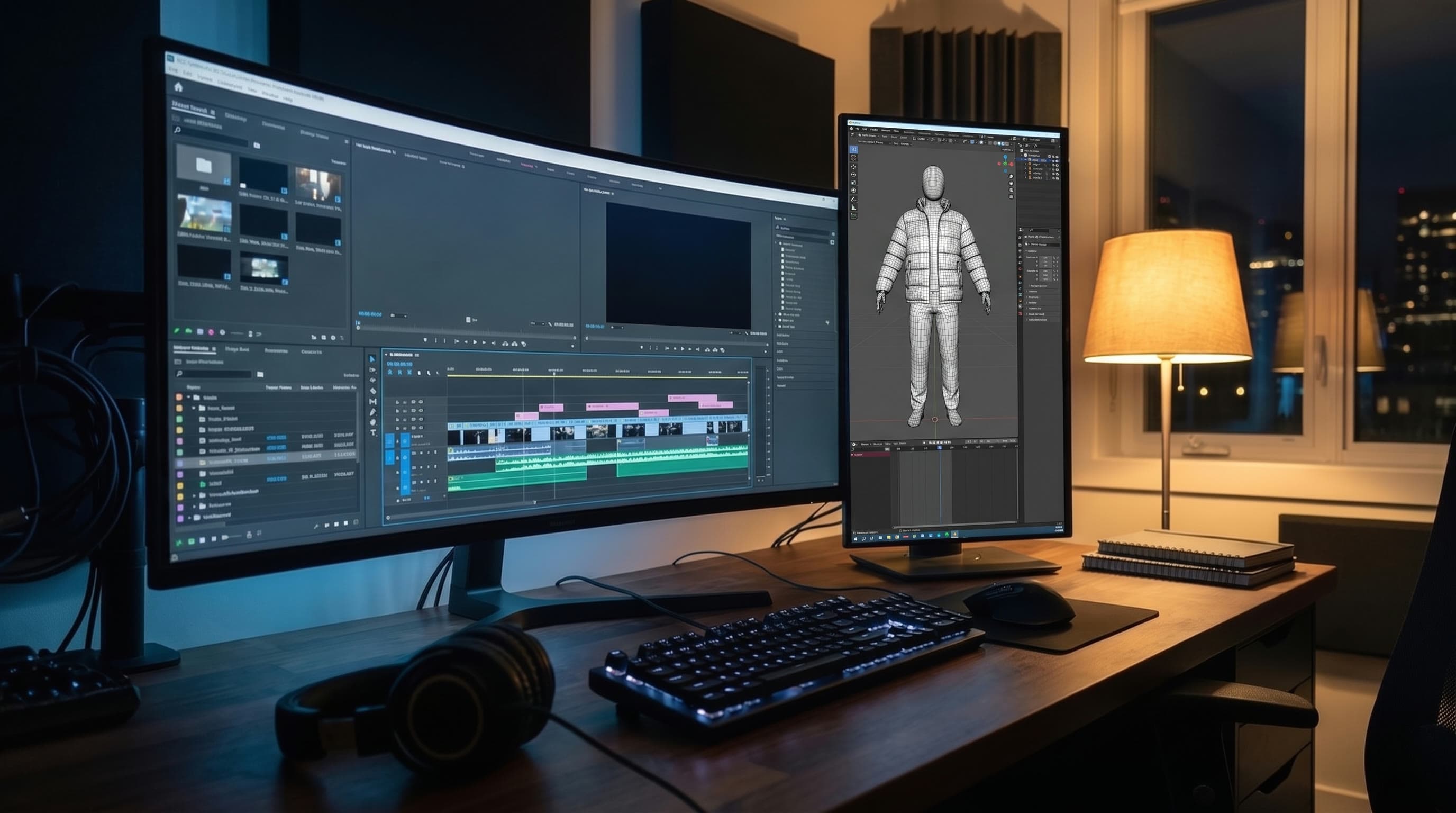 Post-production edit for the AQL trailer