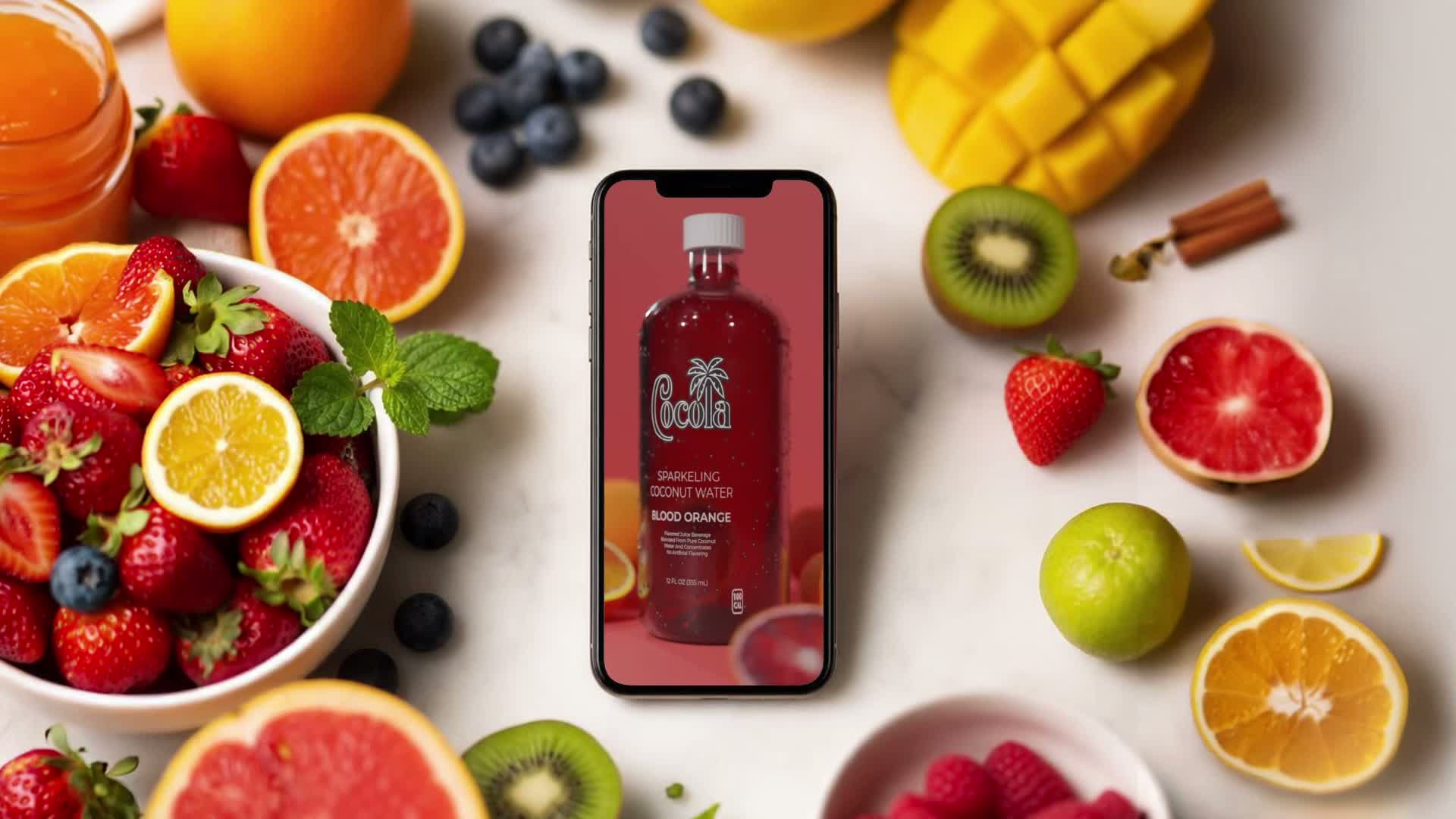 Still frame from the video: Cocola Beverages