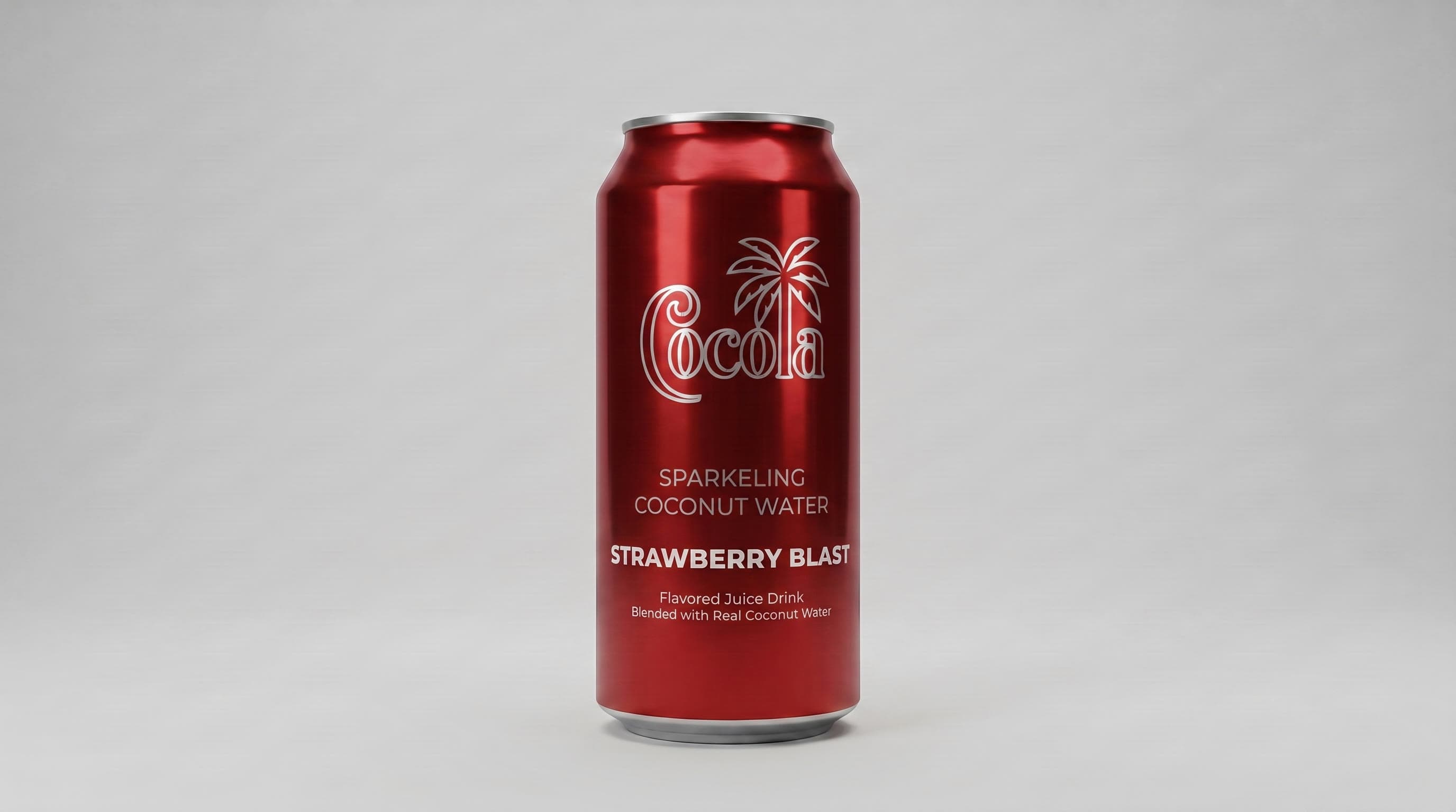 Cocola can with label applied