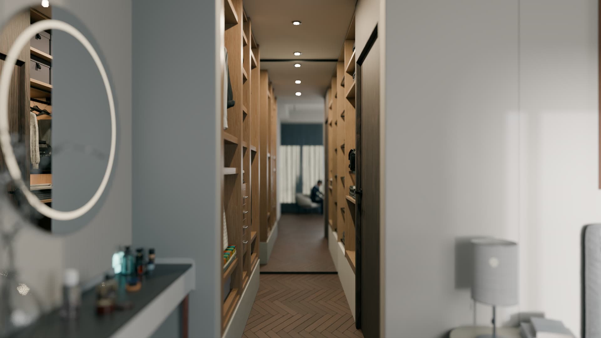 Courtyard Elwood, rendered