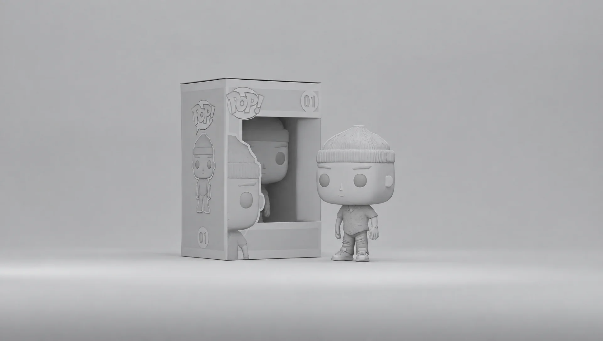 Scotty Vinyl Figure, clay