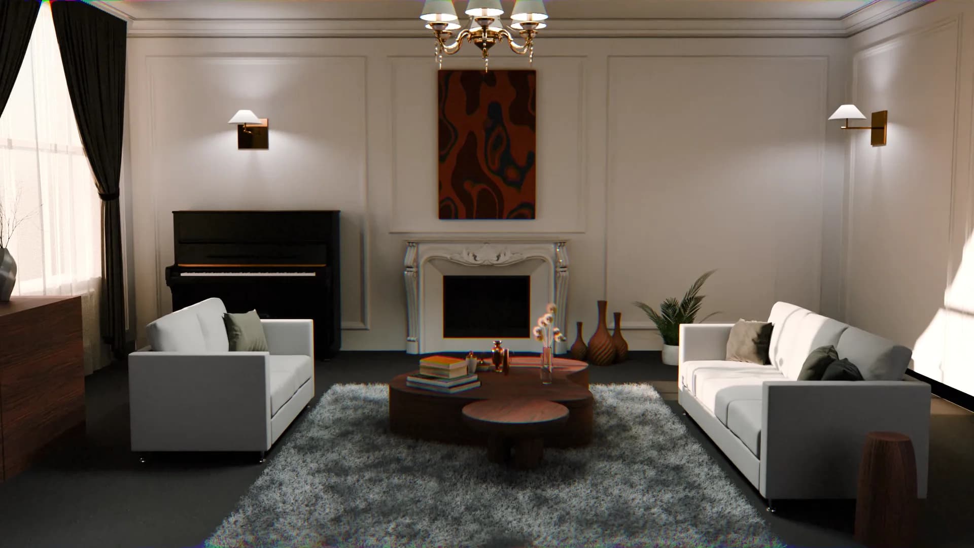Still frame from the video: Interior Studies