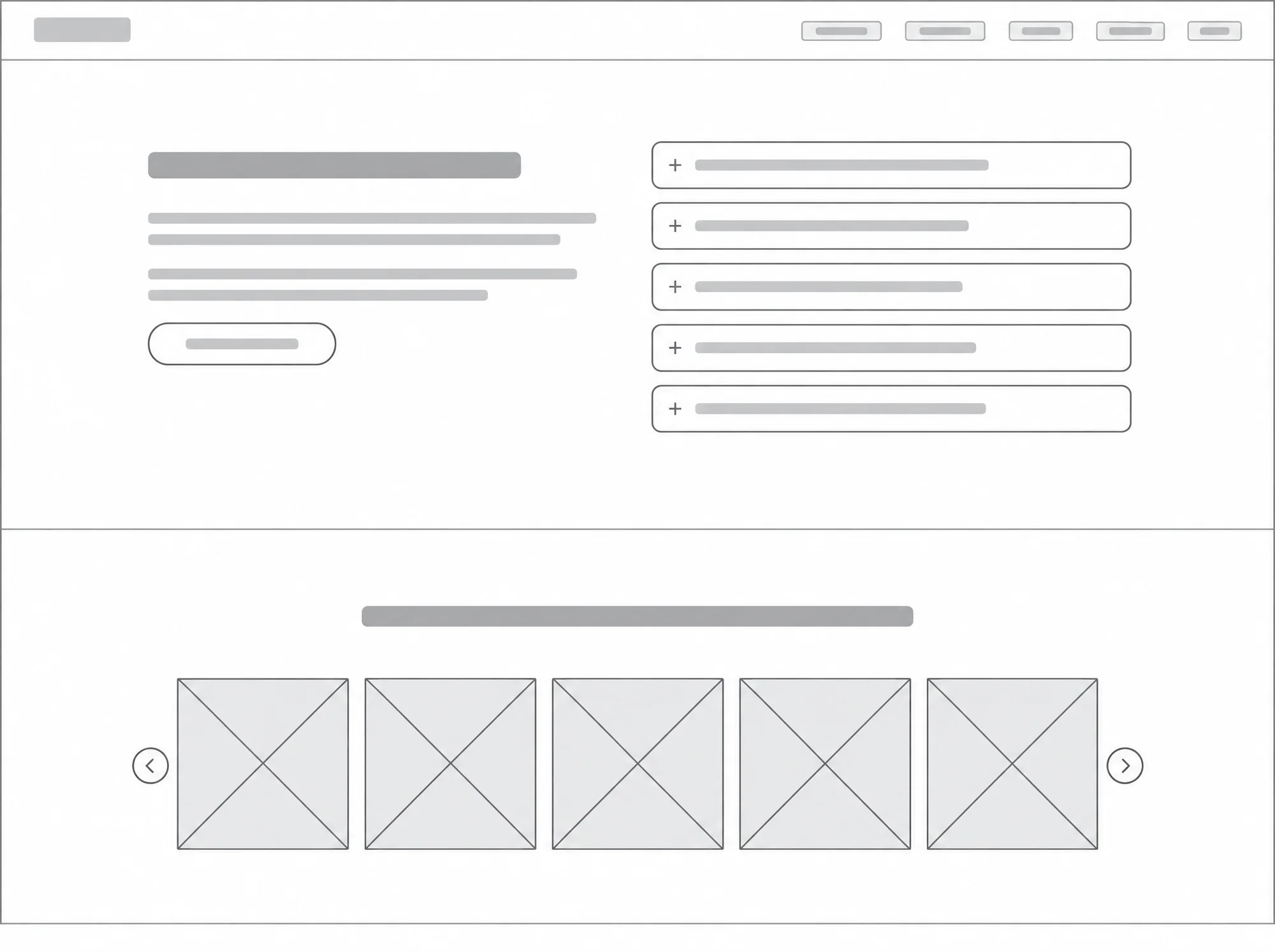 KickDeck Website, wireframe