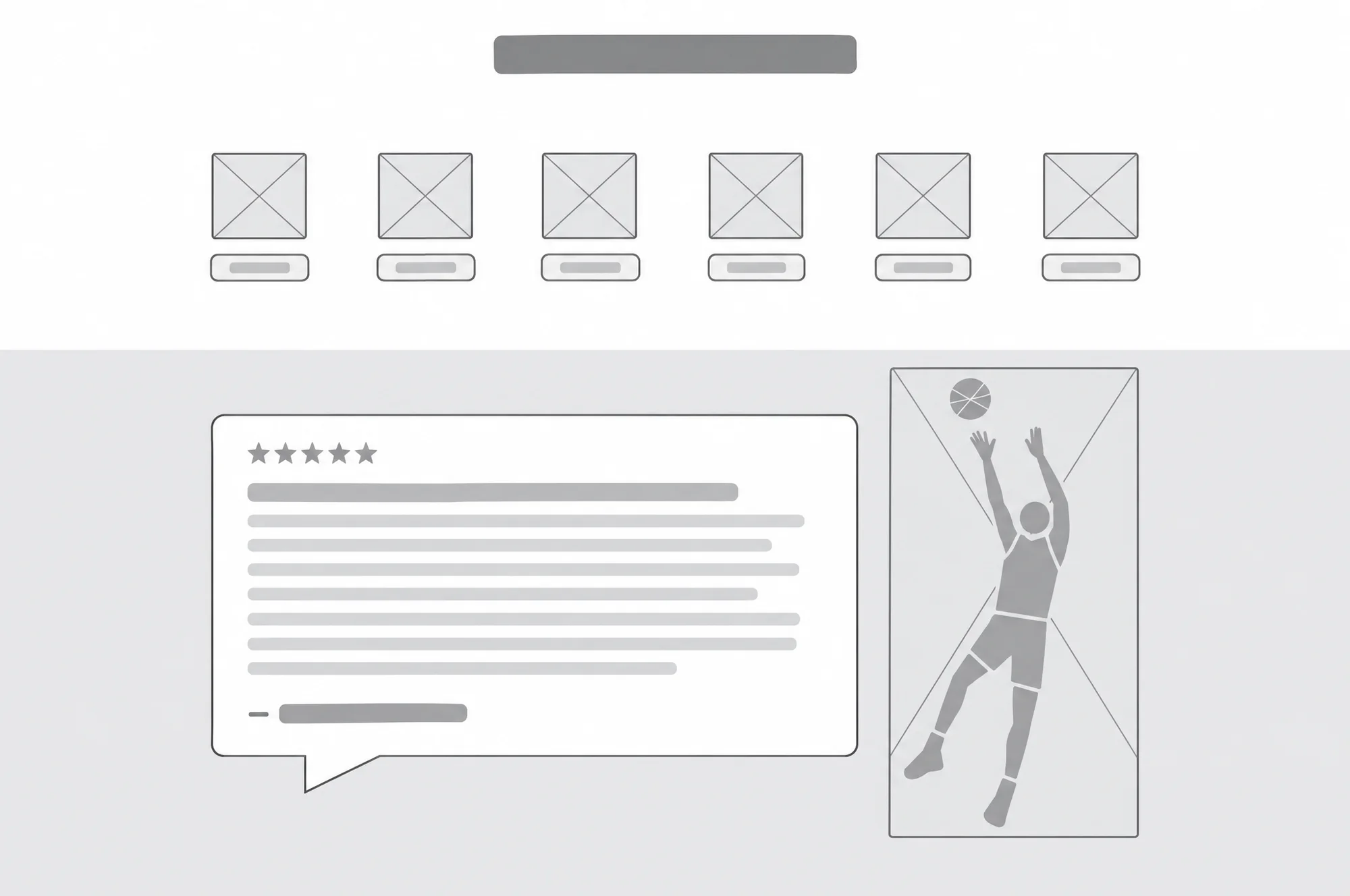 KickDeck Website, wireframe