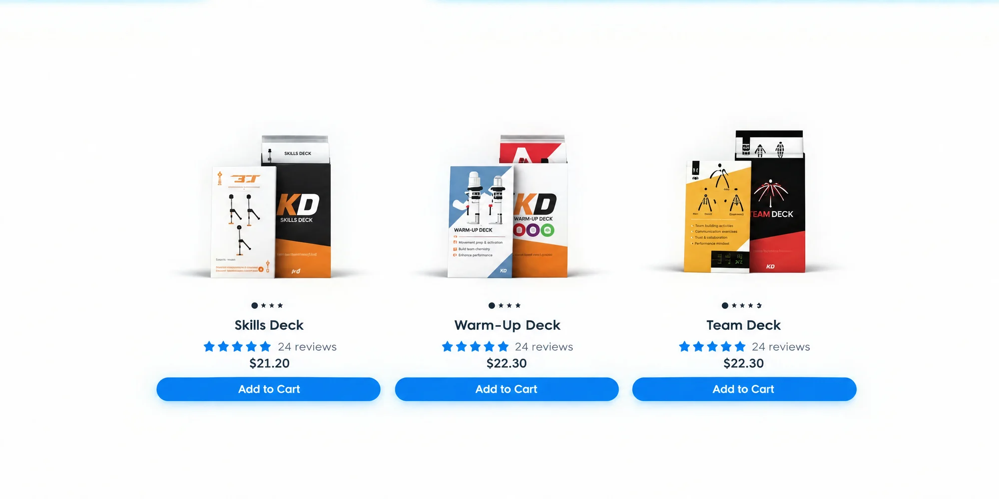 KickDeck Website, design